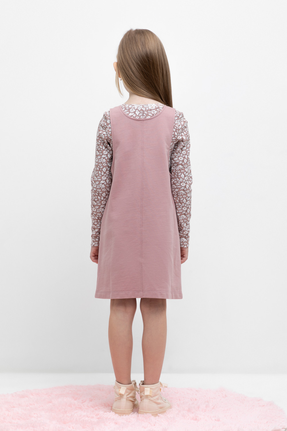 Сарафан для девочки, артикул: КР 5772, цвет: розовый, фото 5