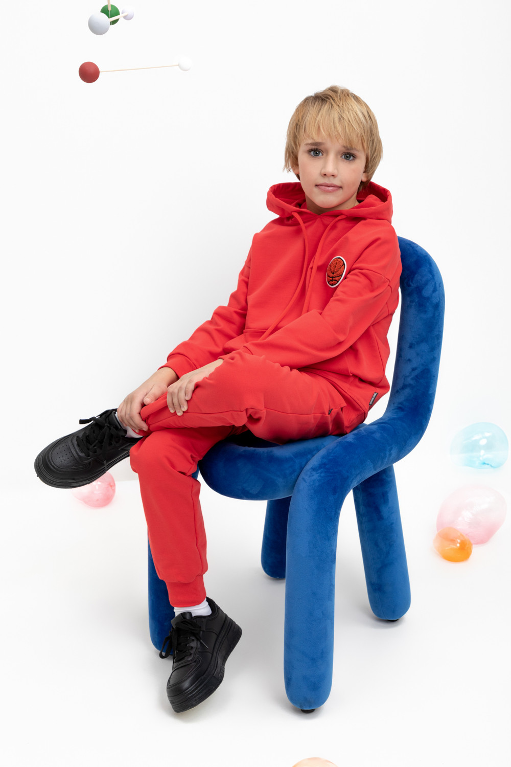 Брюки для мальчика, артикул: КР 400464, цвет: красный, фото 5