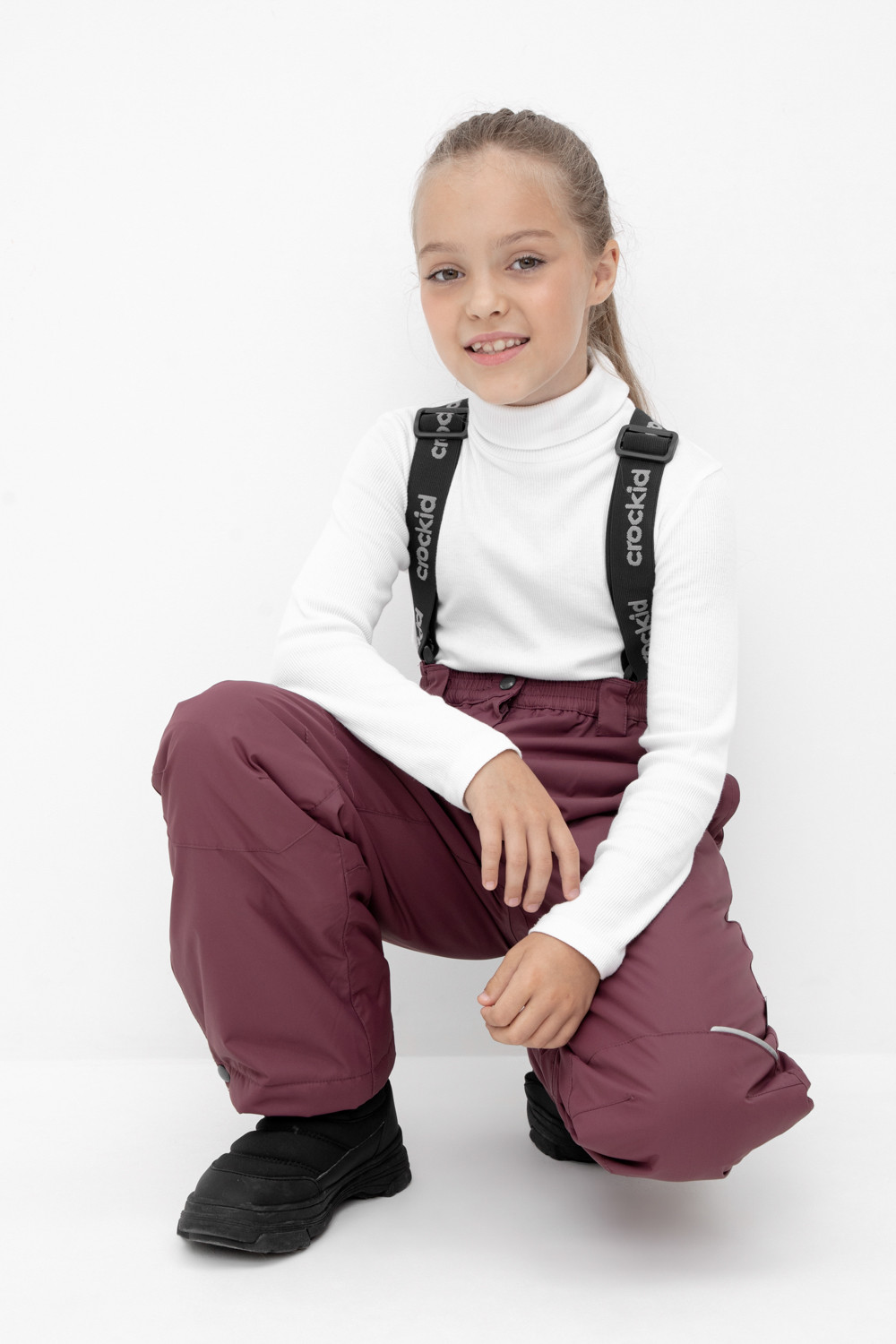 Брюки утепленные, артикул: ВК 40008/23/6 ГР, цвет: бордовый, фото 5