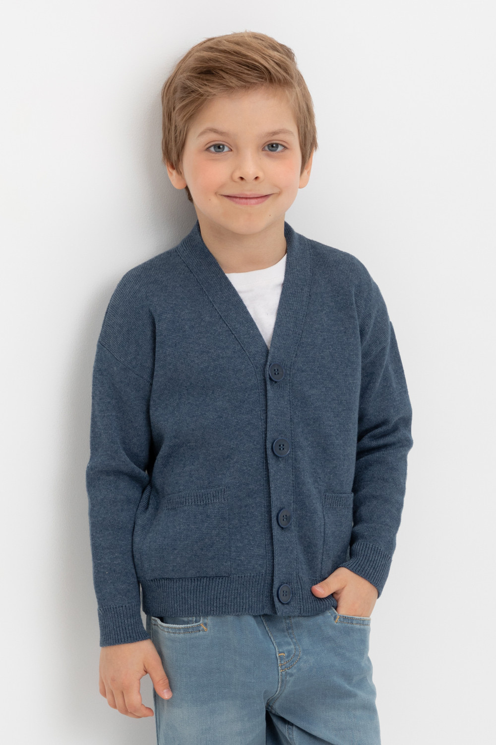 Жакет для мальчика, артикул: КВ 30155, цвет: синий, фото 5