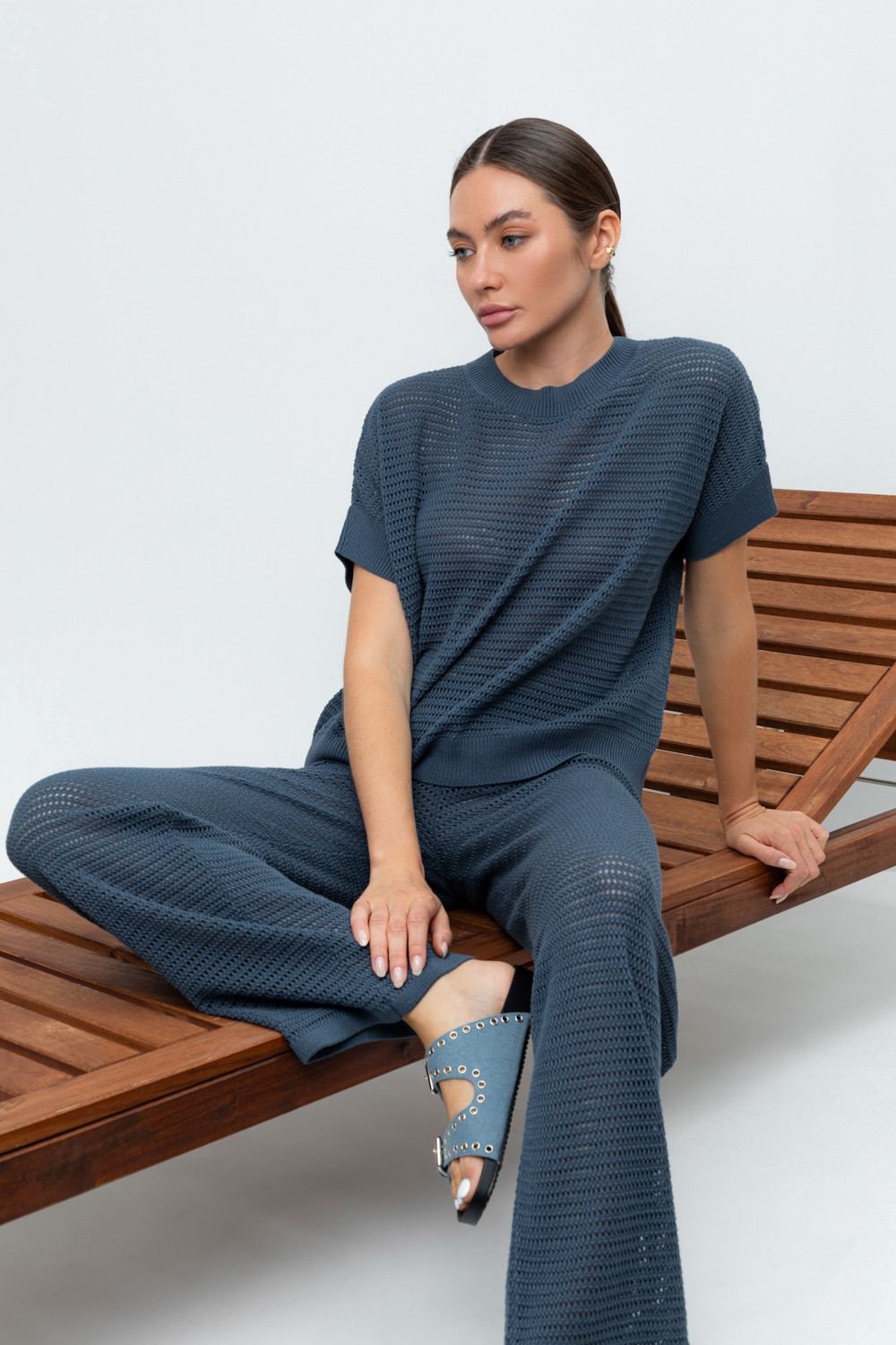 Джемперы женские для мам, артикул: ЕВ 30163, цвет: синий, фото 5