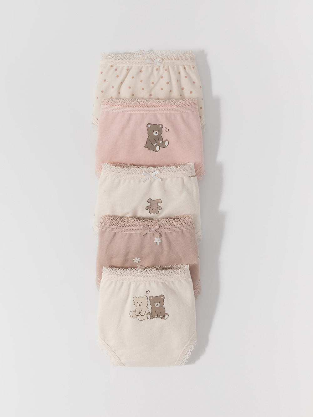 Трусы для девочки, артикул: МП 1931-5уп, цвет: бежевый, фото 5