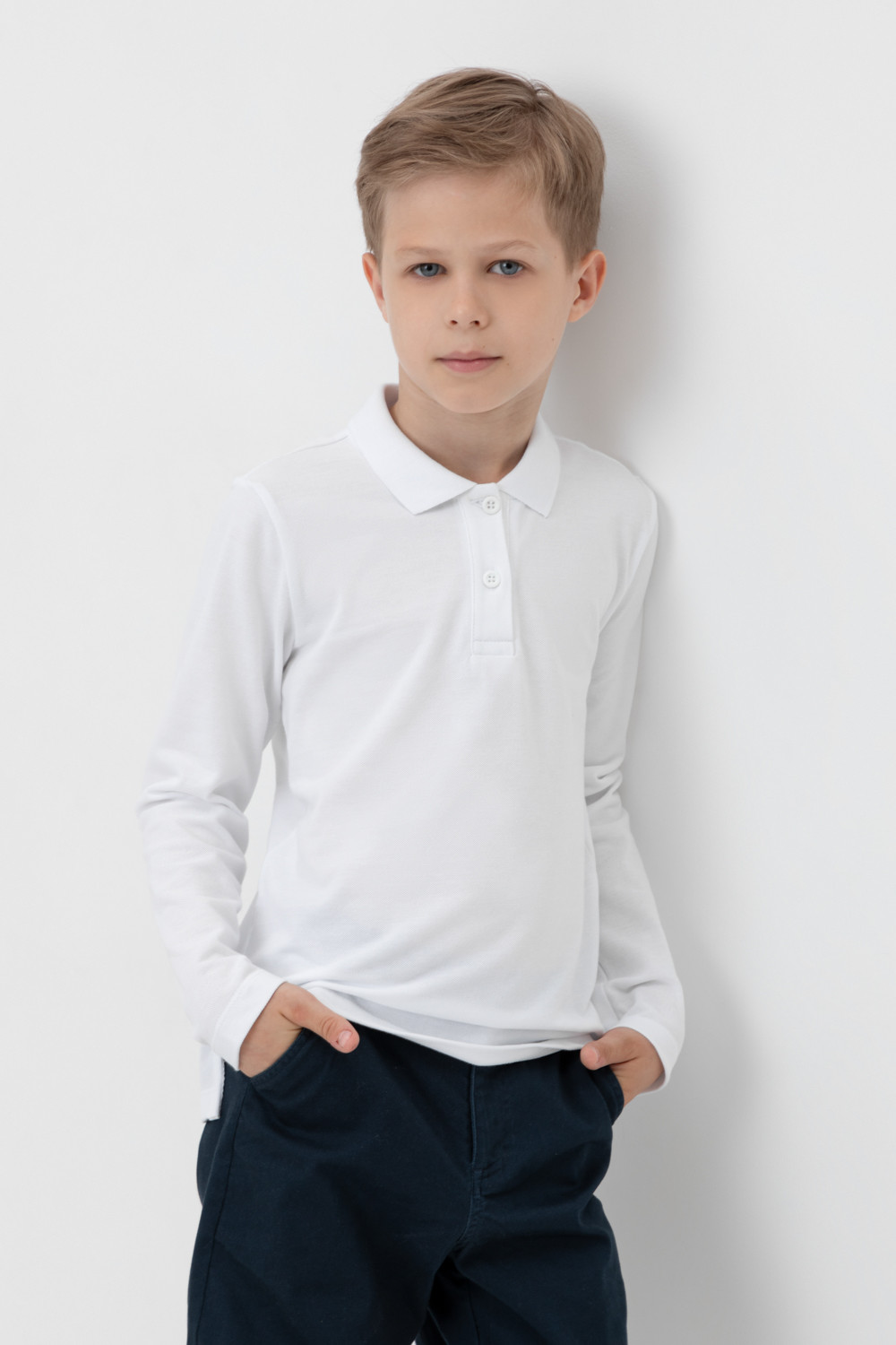 Джемпер для мальчика, артикул: К 302519, цвет: белый, фото 5