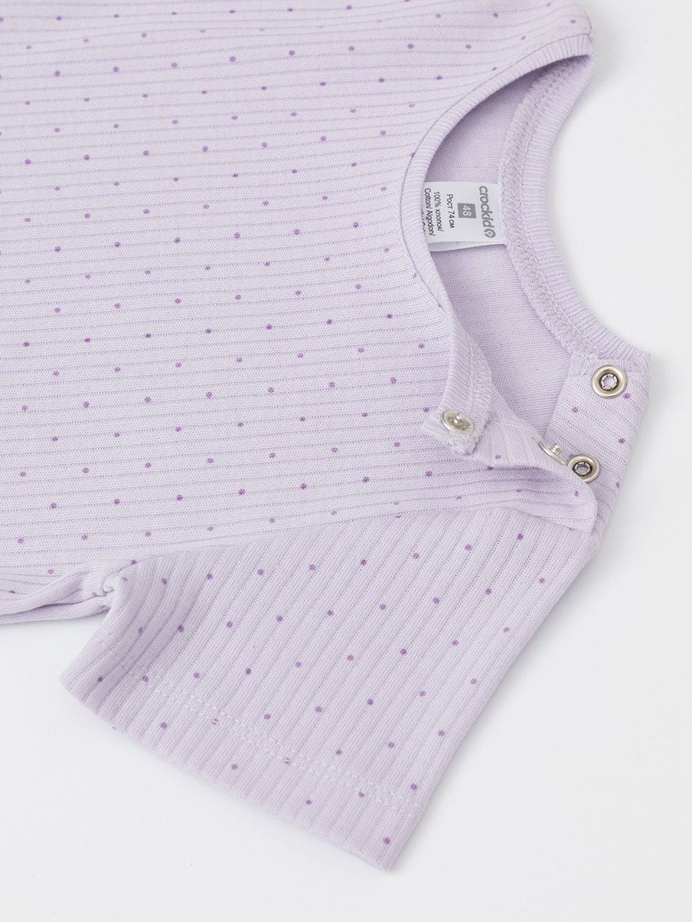 Футболка для новорожденных, артикул: К 302521-2уп, цвет: фиолетовый, фото 5