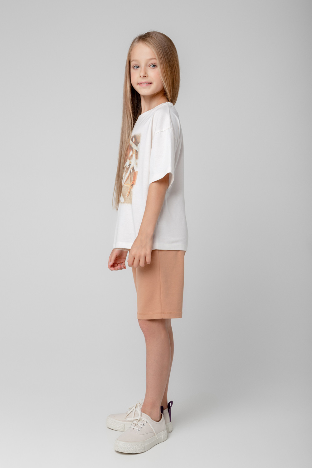 Шорты для девочки, артикул: КР 400532, цвет: коричневый, фото 5