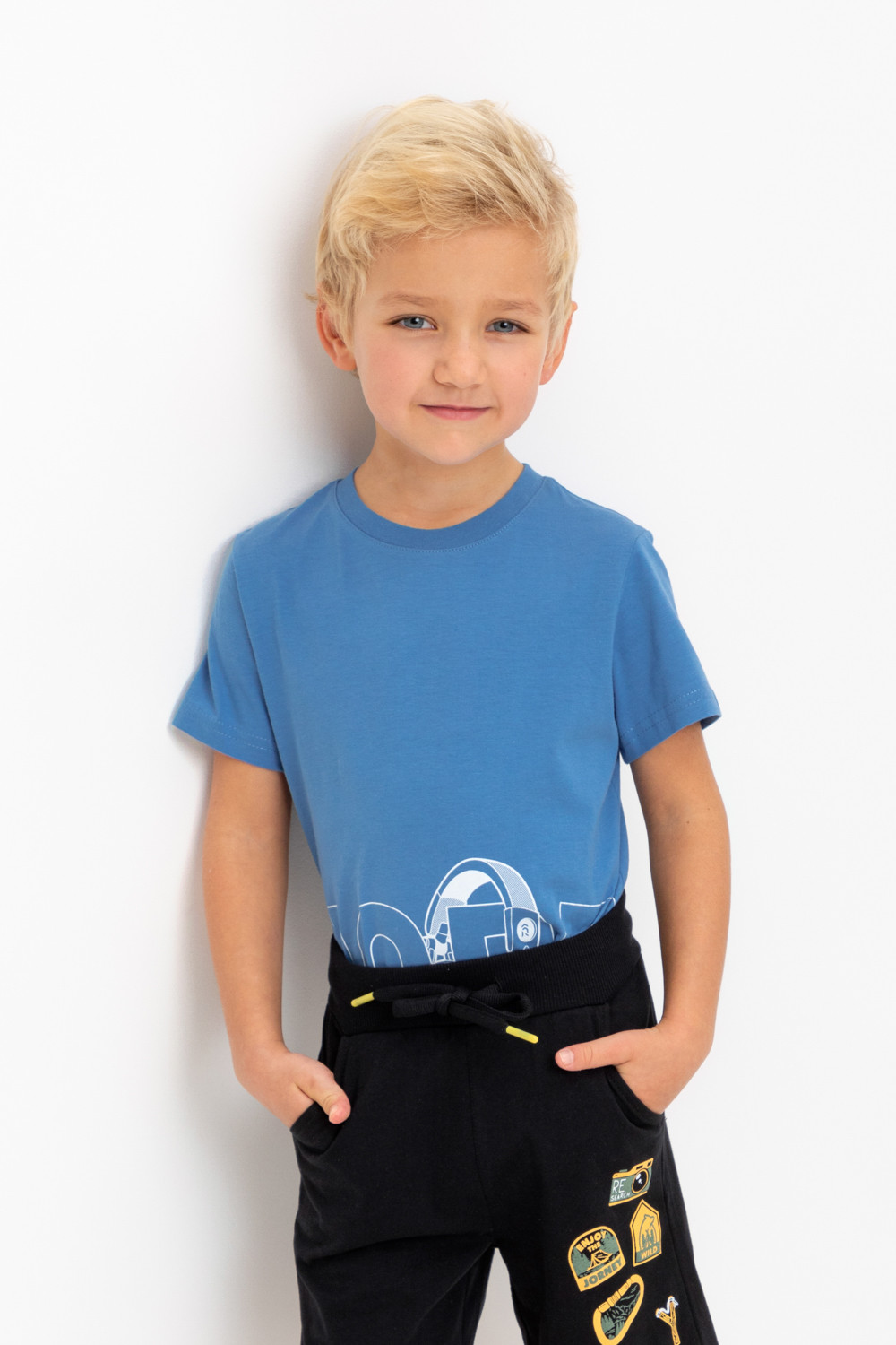 Футболка для мальчика, артикул: К 302361, цвет: синий, фото 5