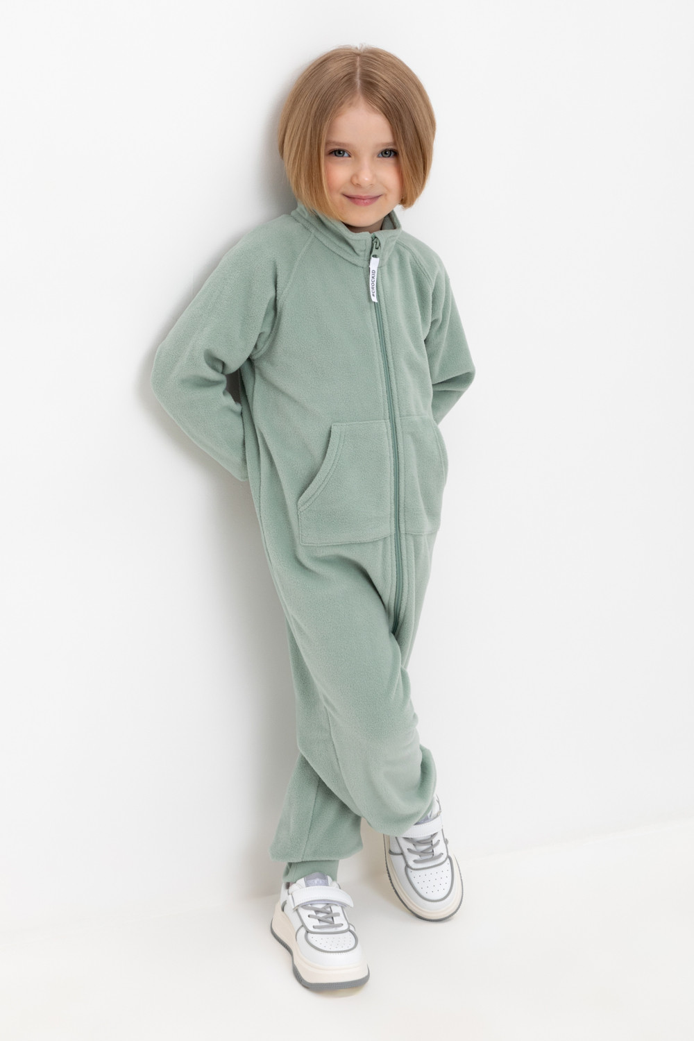 Комбинезон для девочки, артикул: ФЛ 60006/5 ГР, цвет: минт, фото 5