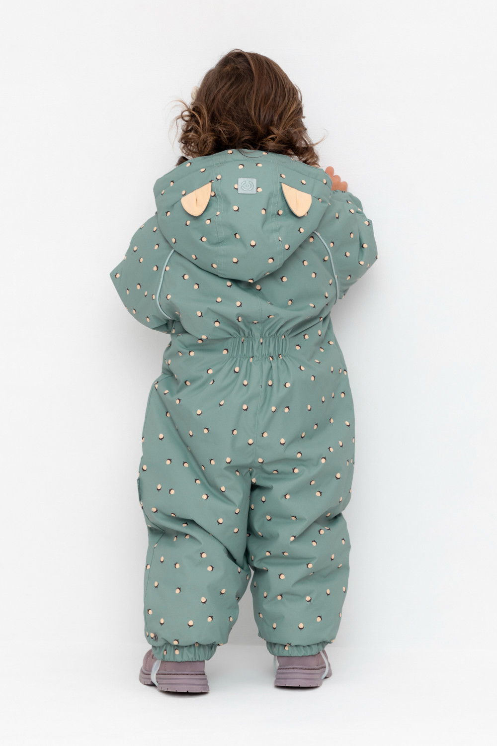 Комбинезоны утепленные для девочки, артикул: ВК 60092/н/2 УЗГ, цвет: зеленый, фото 5