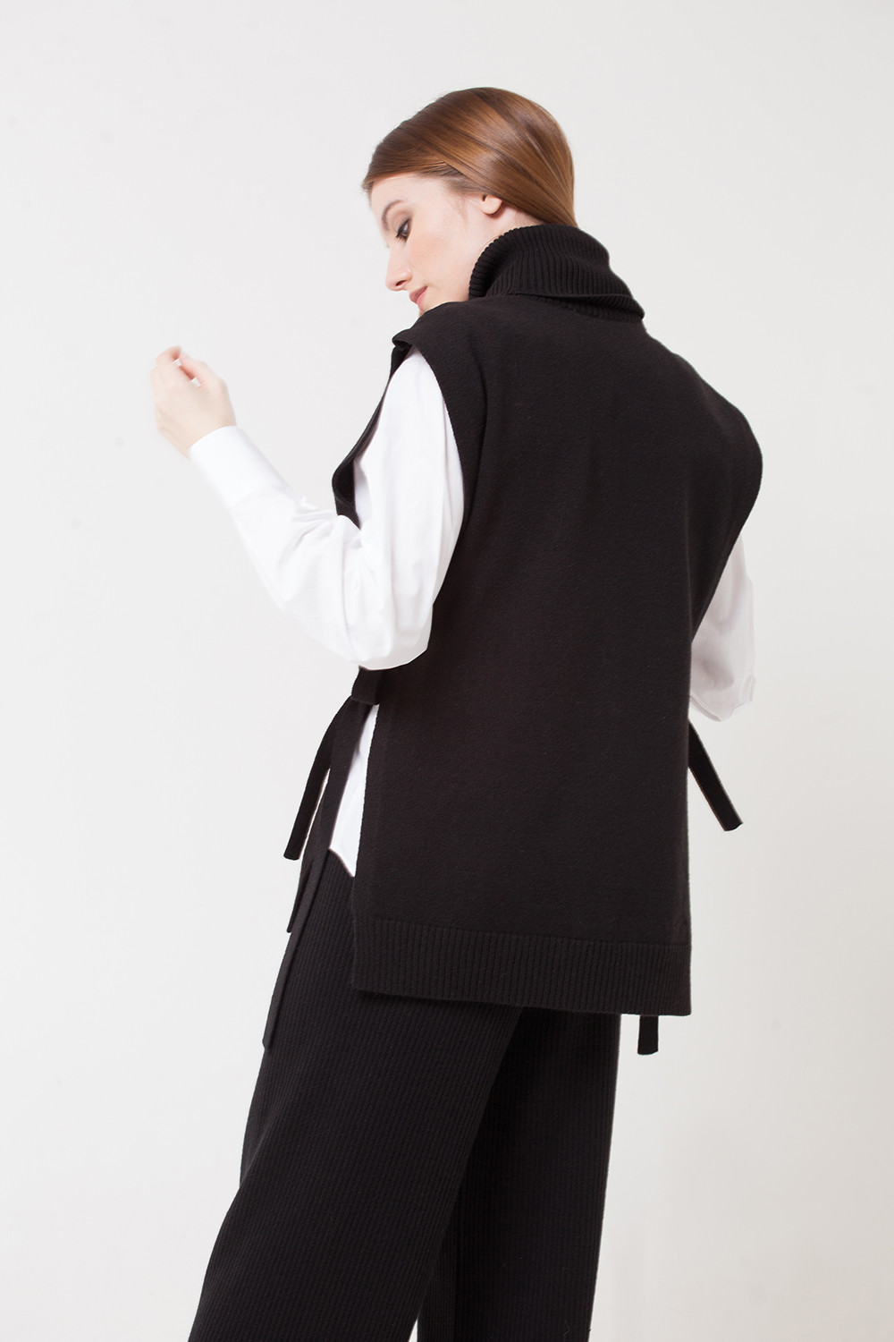 Жилеты женские для мам, артикул: ЕВ 378/ш, цвет: черный, фото 5