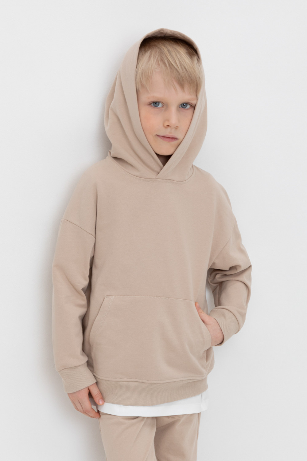 Толстовки для мальчика, артикул: КР 302585, цвет: бежевый, фото 5