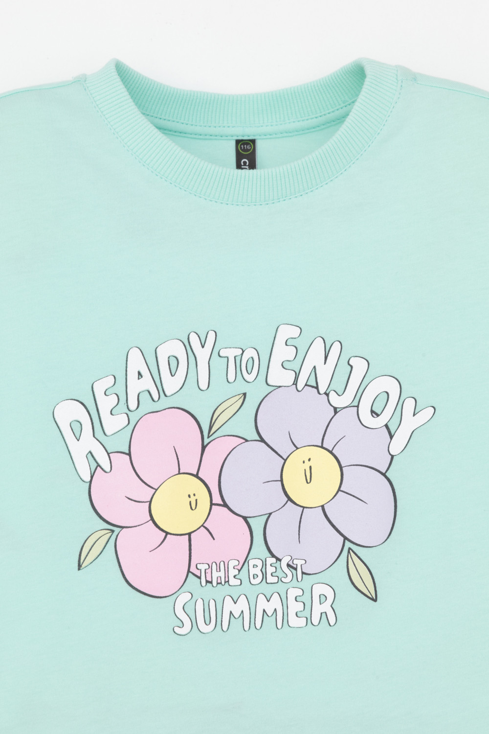 Футболка для девочки, артикул: КР 302696, цвет: зеленый, фото 6