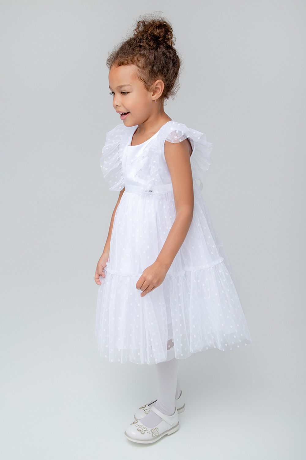 Платье для девочки, артикул: ТК 52090, цвет: белый, фото 6