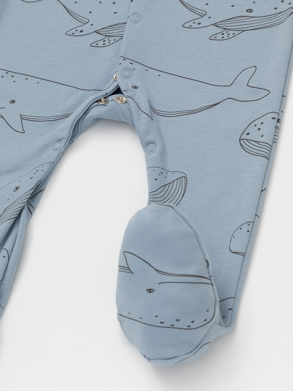 Комбинезон для новорожденных, артикул: К 6541-2уп, цвет: синий, фото 6