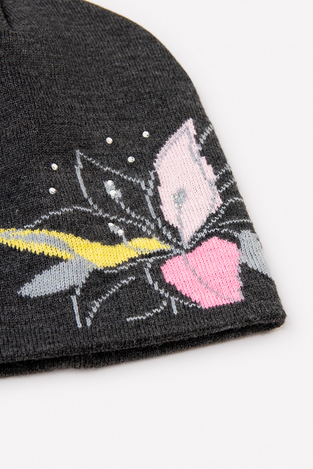 Шапка для девочки, артикул: КВ 20224/ш, цвет: серый, фото 6