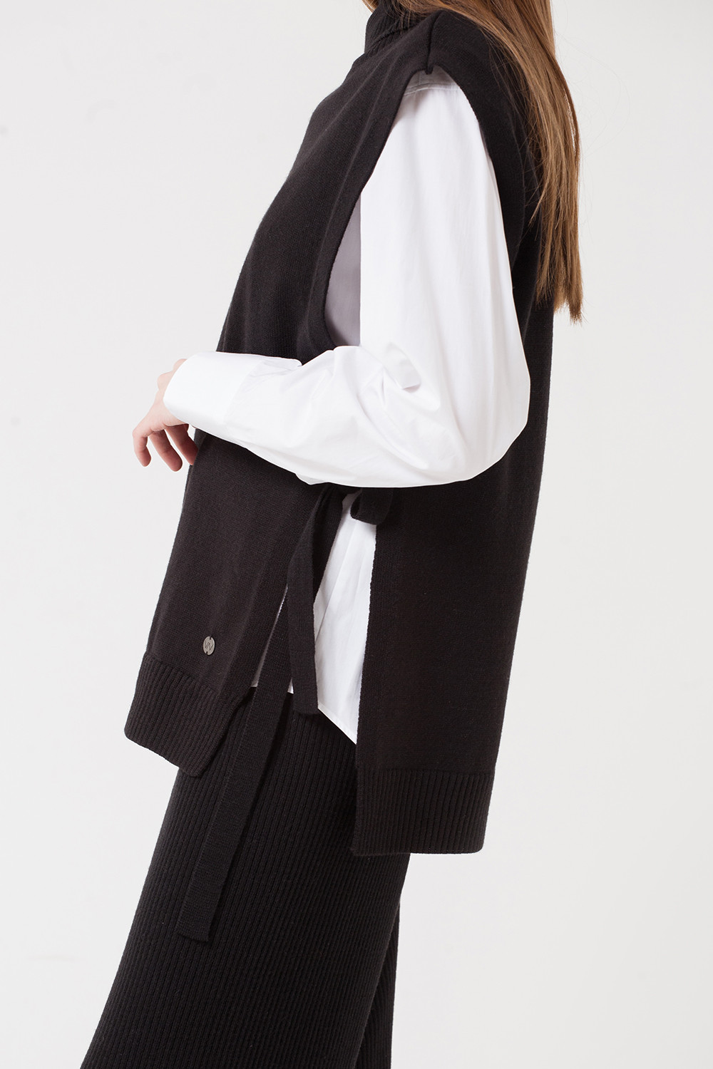 Жилеты женские для мам, артикул: ЕВ 378/ш, цвет: черный, фото 6