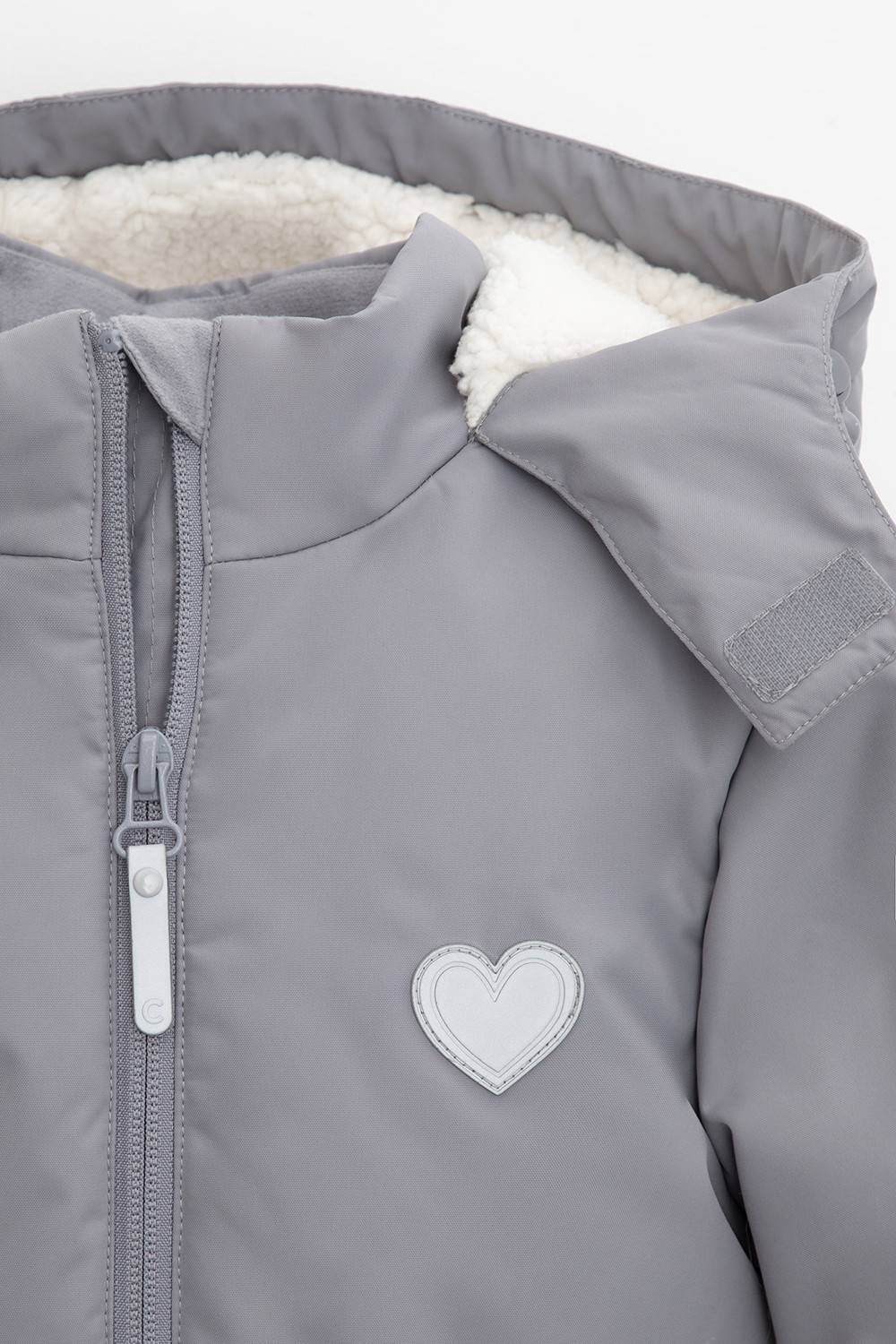 Куртка для девочки, артикул: ВК 38085/н/1 ГР, цвет: серый, фото 6