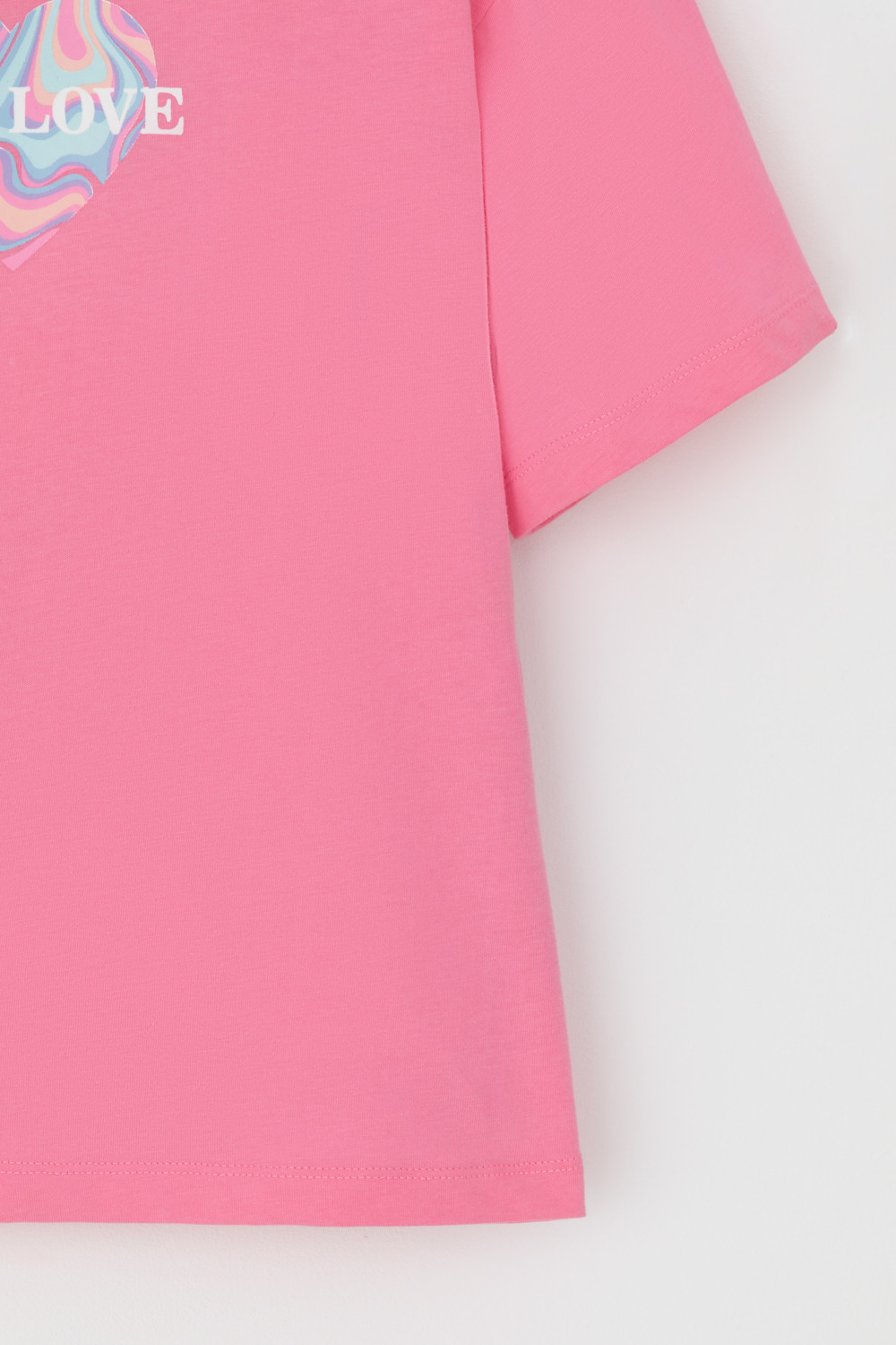 Футболка для девочки, артикул: КР 302683, цвет: ярко-розовый, фото 7