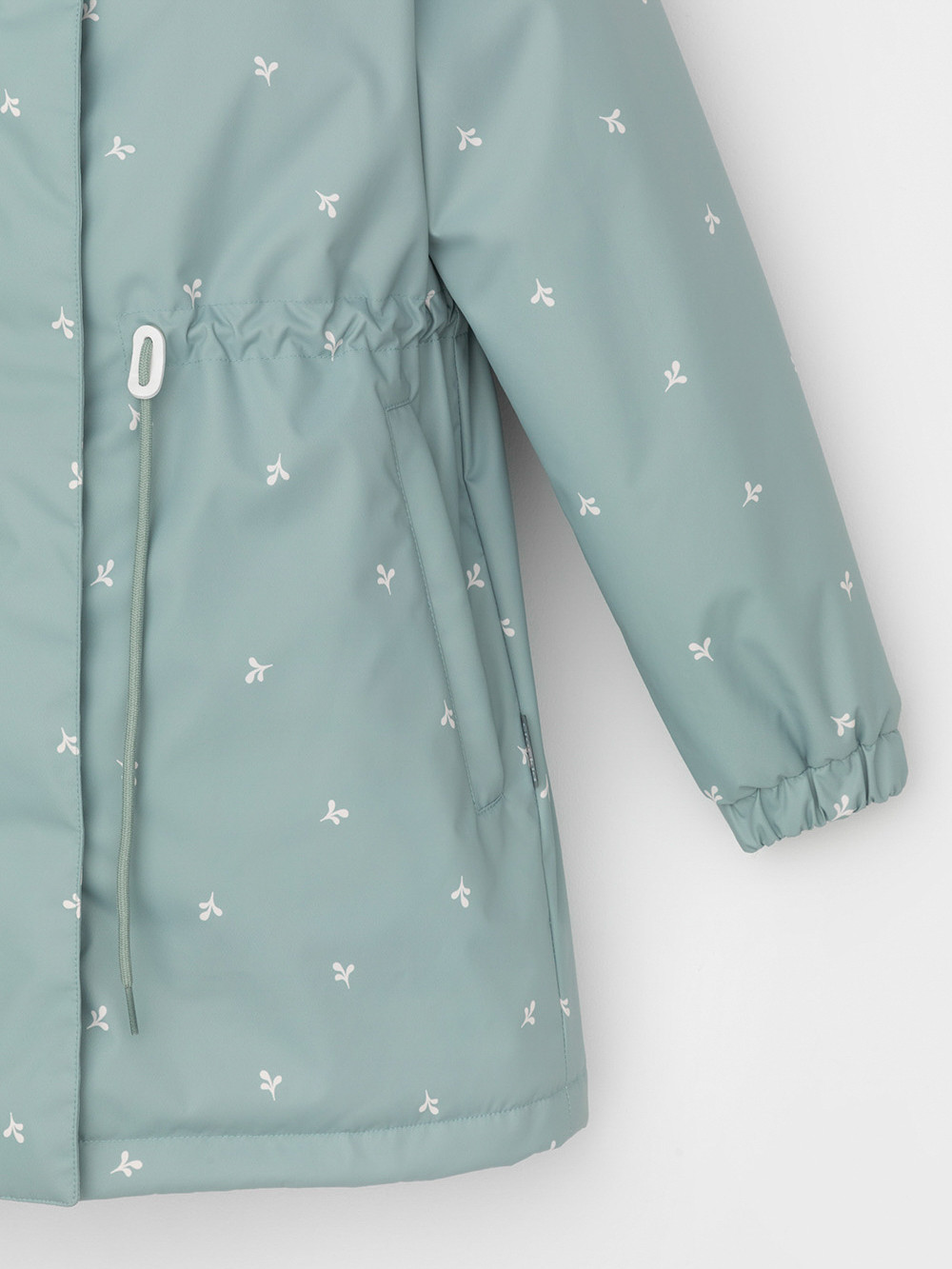 Пальто для девочки, артикул: ВК 32172/н/2 УЗГ, цвет: зеленый, фото 7