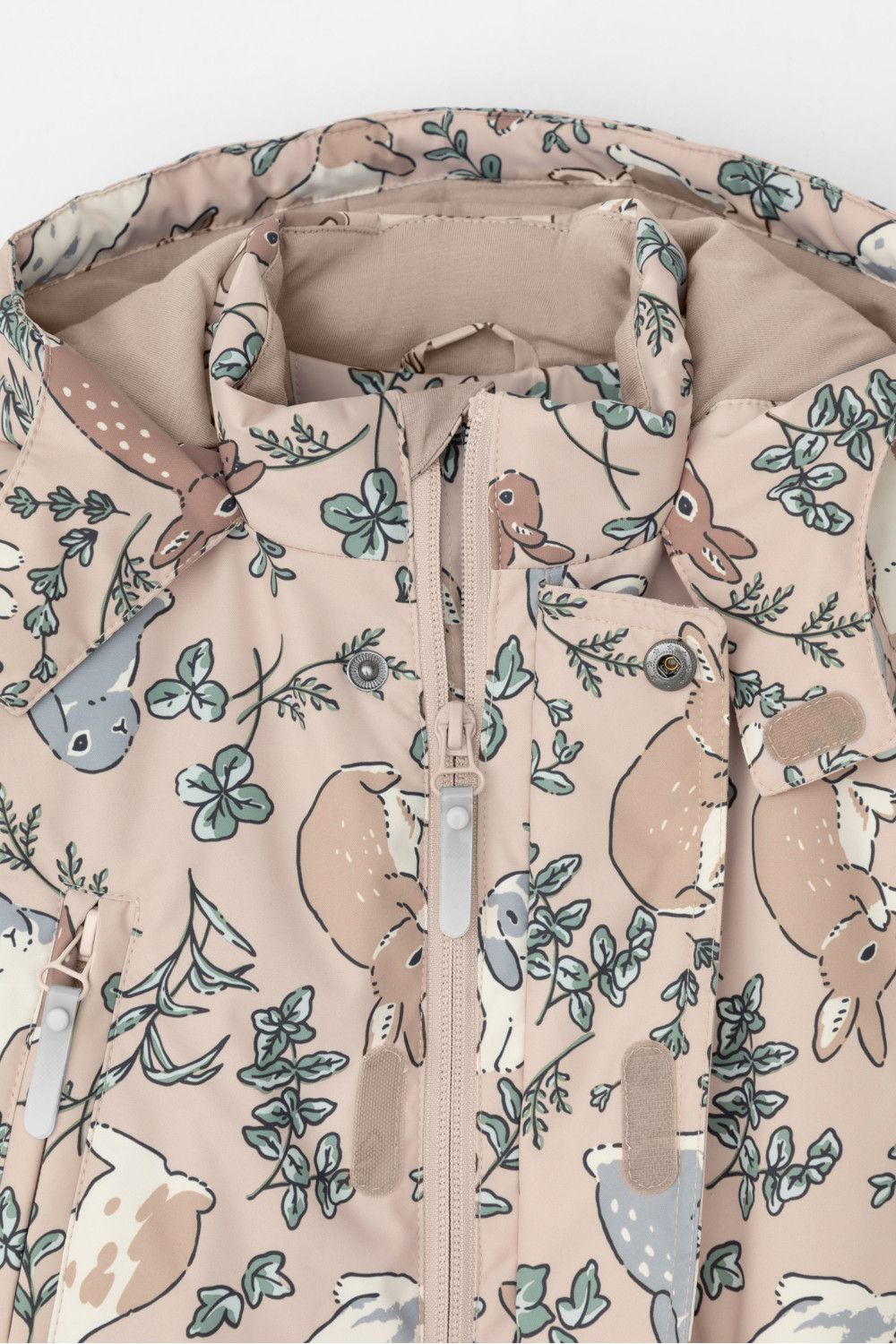 Комбинезоны утепленные для девочки, артикул: ВК 60085/н/24 УЗГ, цвет: бежевый, фото 7