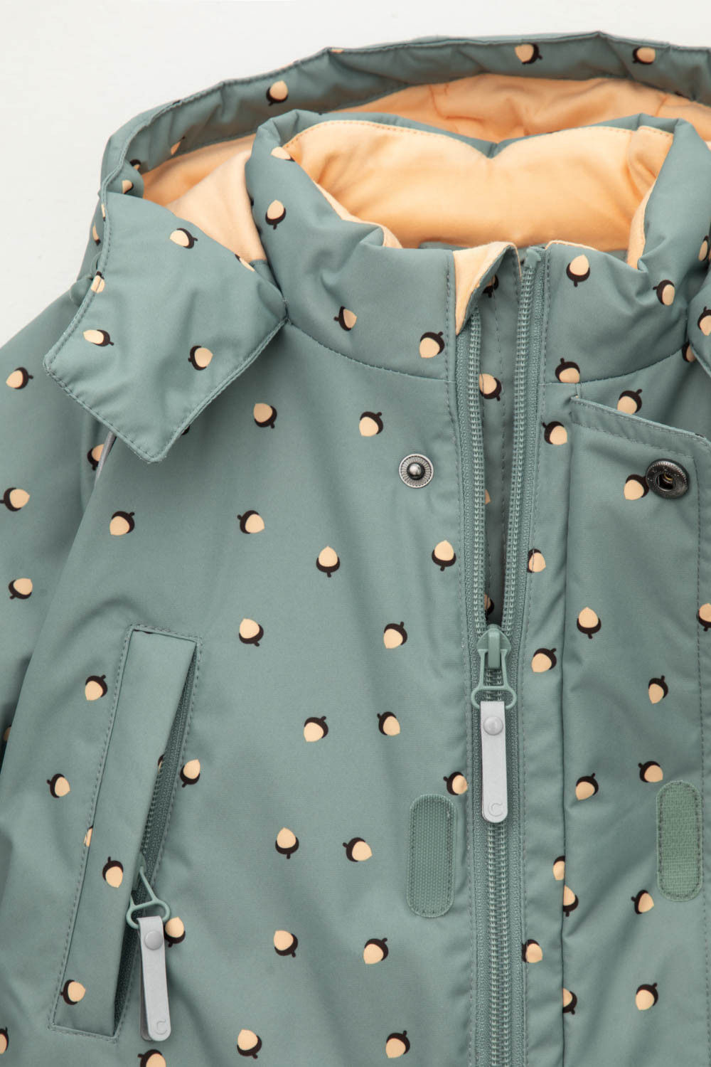 Комбинезоны утепленные для девочки, артикул: ВК 60092/н/2 УЗГ, цвет: зеленый, фото 7