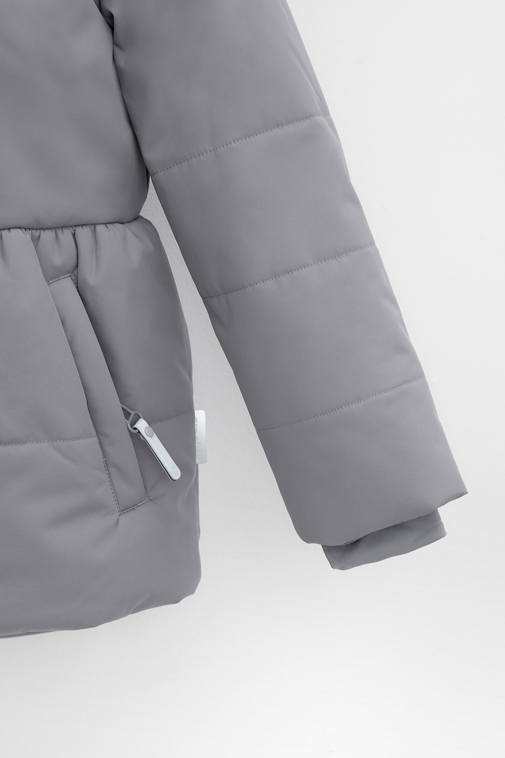 Куртка для девочки, артикул: ВК 38085/н/1 ГР, цвет: серый, фото 7