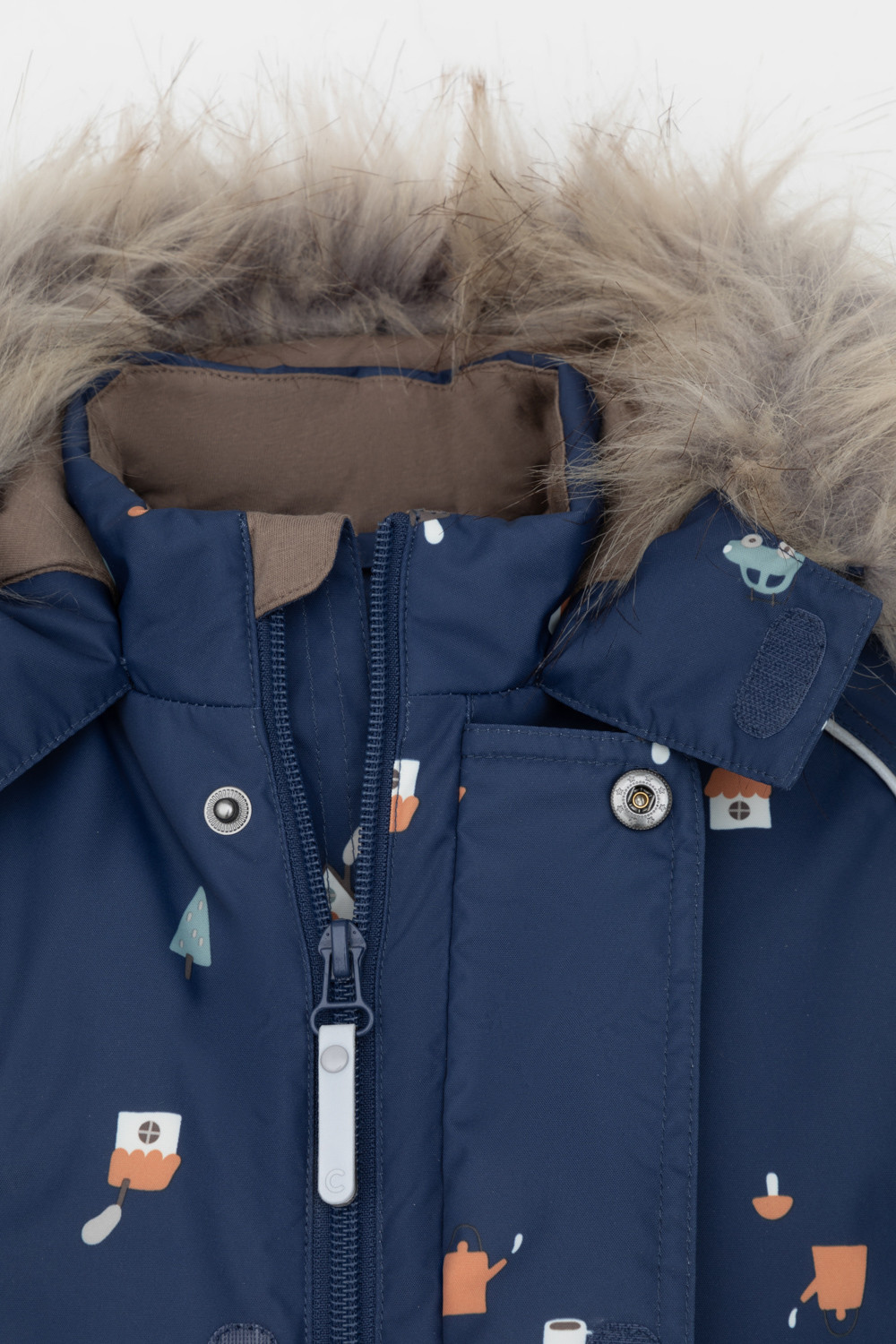 Комбинезоны утепленные для мальчика, артикул: ВК 60116/н/9 ГР, цвет: темно-синий, фото 8