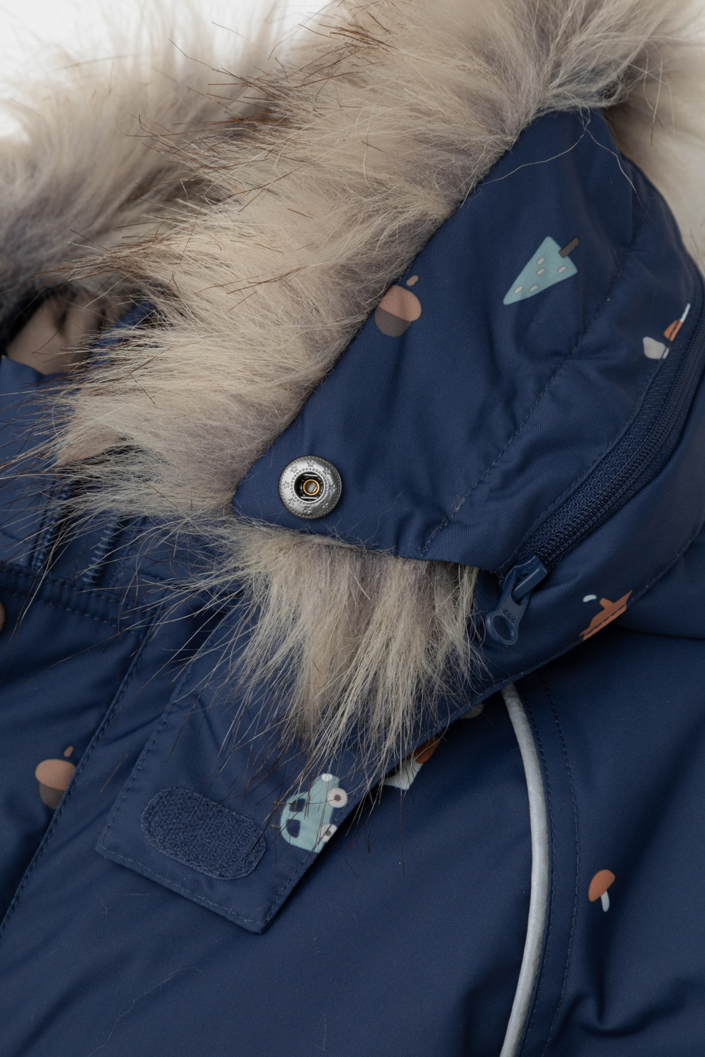 Комбинезоны утепленные для мальчика, артикул: ВК 60116/н/9 ГР, цвет: темно-синий, фото 9