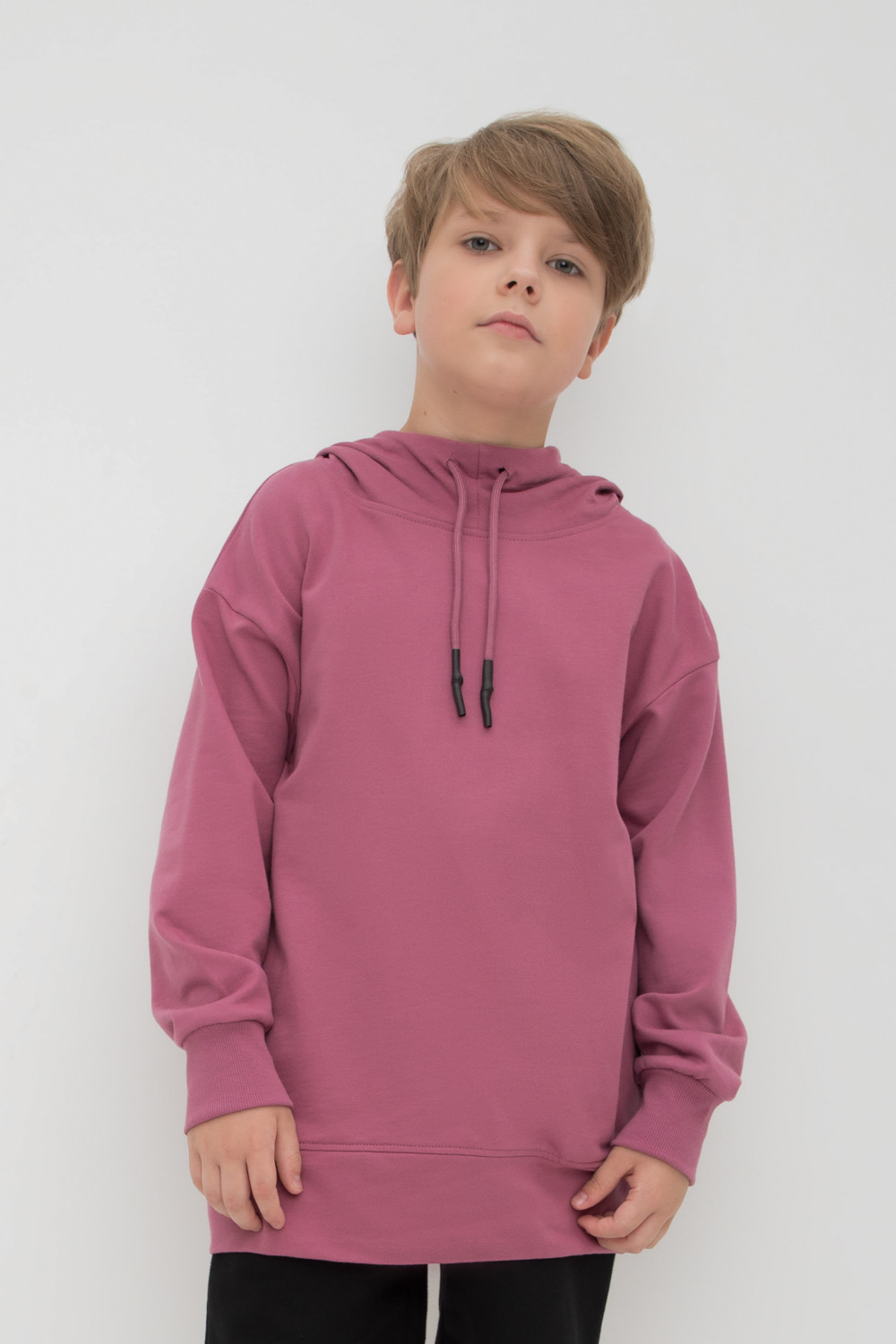 Толстовки подростковые для мальчика, артикул: КБ 302083, цвет: бордовый