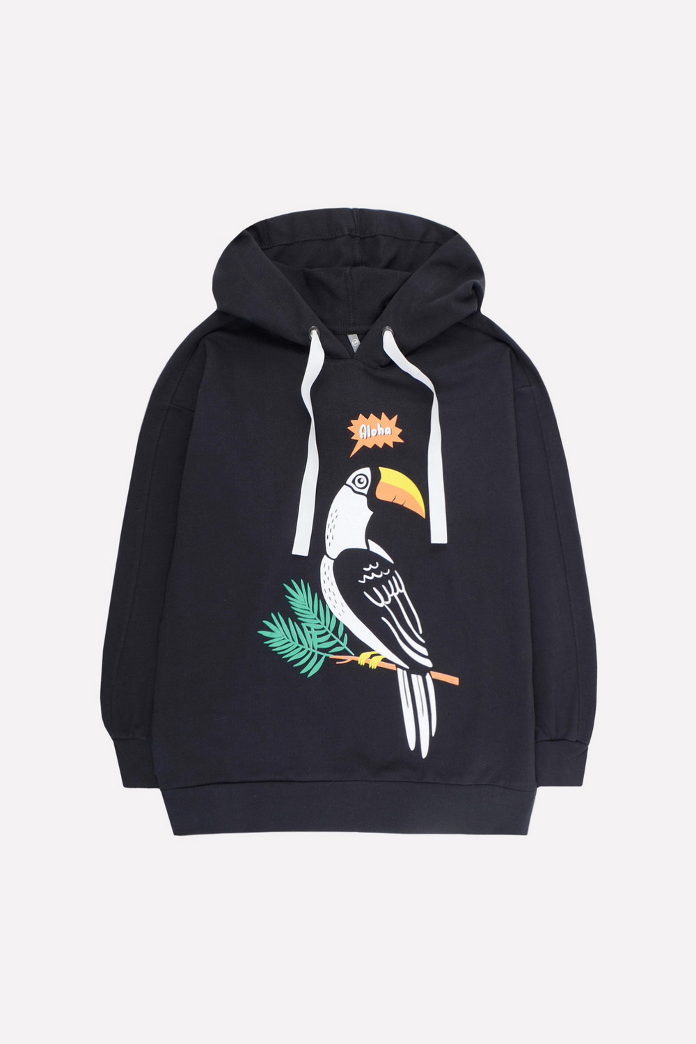 Толстовки подростковые для девочки, артикул: КБ 301341, цвет: черный3, фото 2