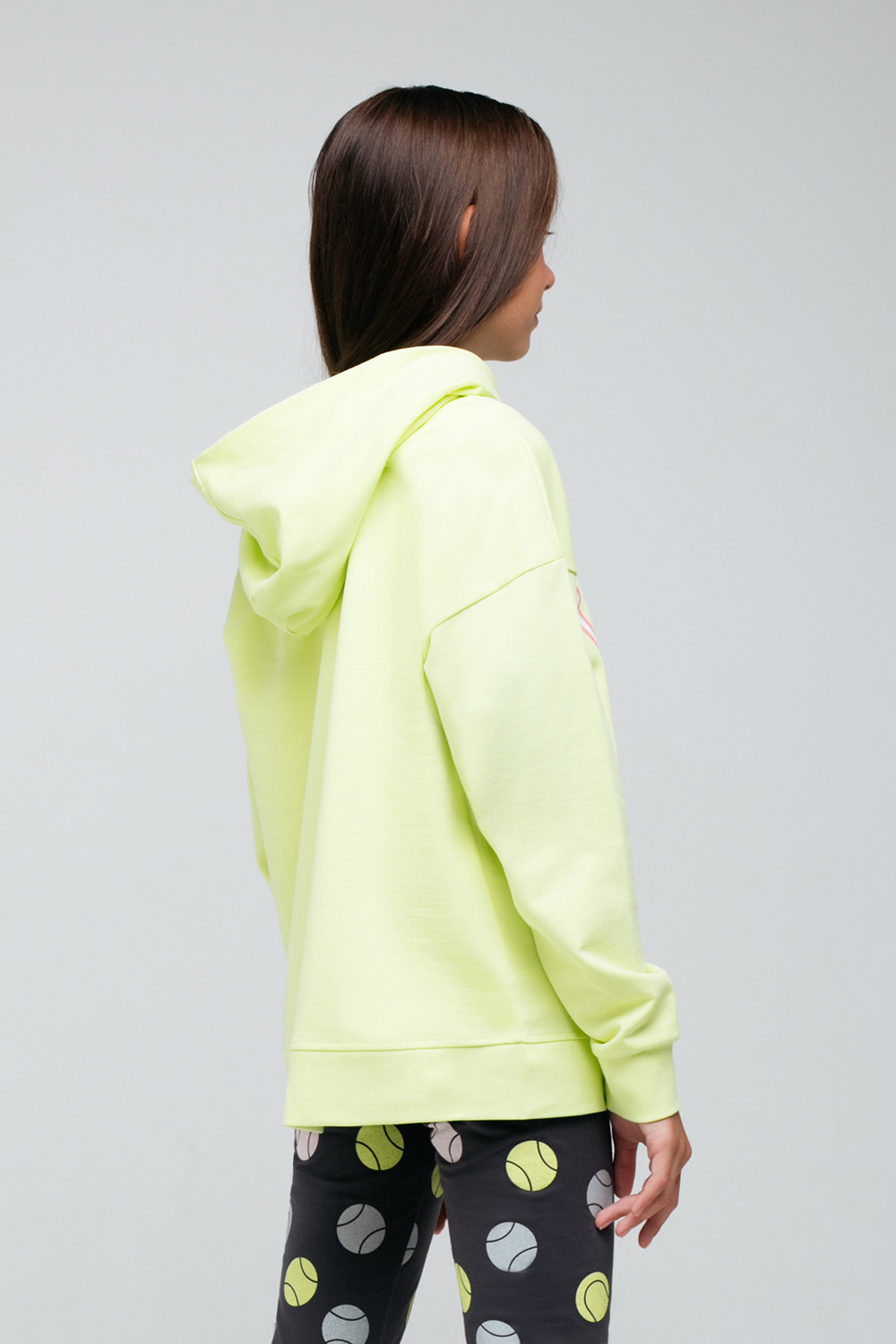 Толстовки подростковые для девочки, артикул: КБ 301703, цвет: ярко-желтый, фото 3