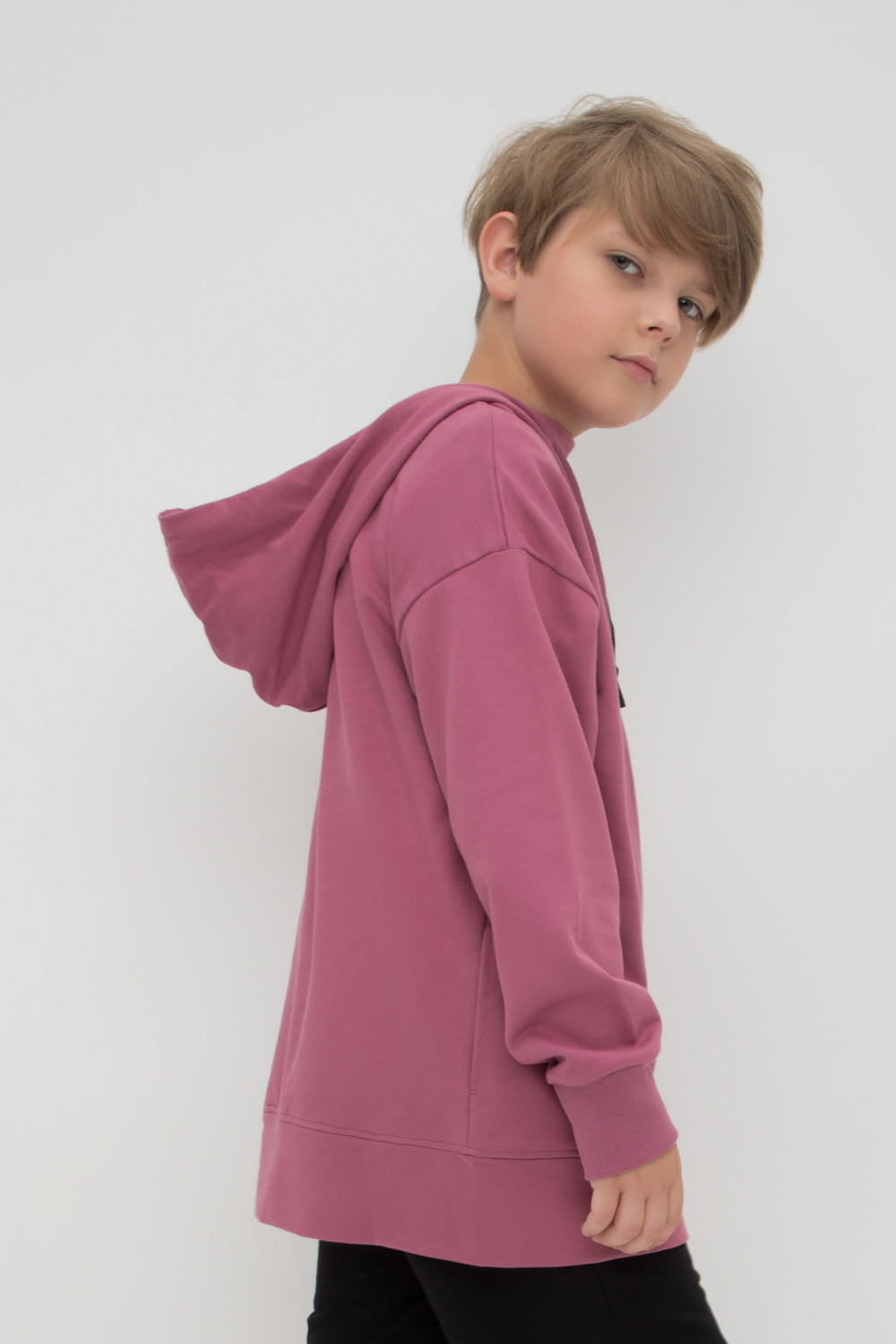 Толстовки подростковые для мальчика, артикул: КБ 302083, цвет: бордовый, фото 4