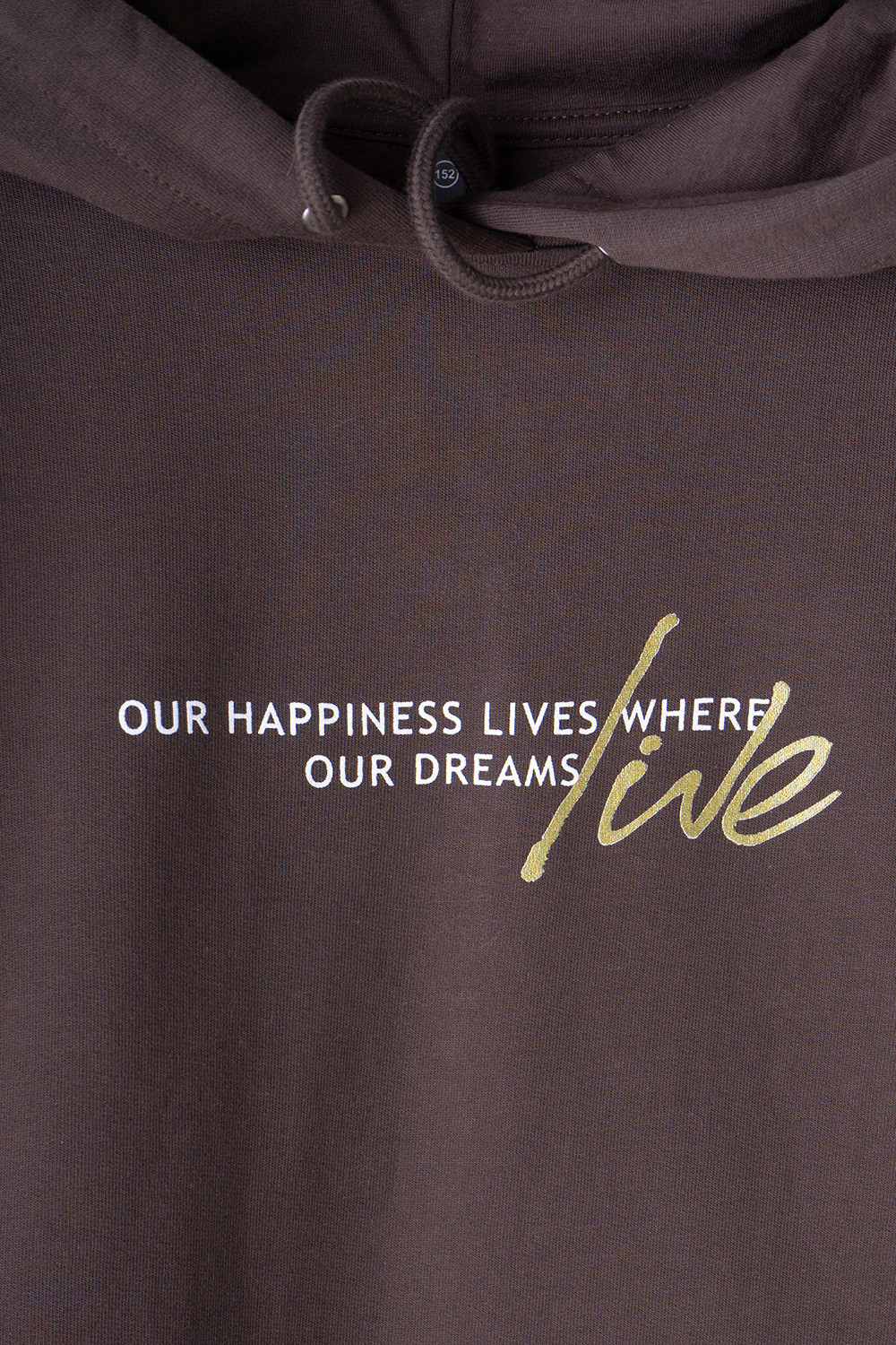 Толстовки подростковые для девочки, артикул: КБ 301939, цвет: коричневый, фото 5