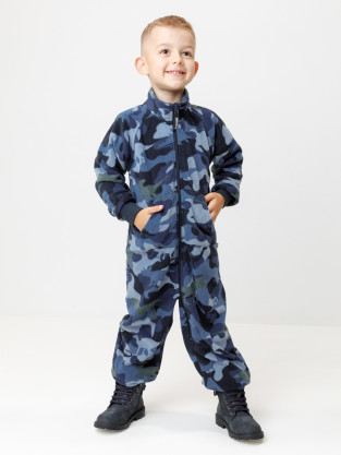 Комбинезон для мальчика, артикул: ФЛ 60005/н/11 ГР, цвет: синий