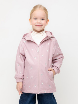 Куртка для девочки, артикул: ВК 32144/н/8 Ал, цвет: розовый