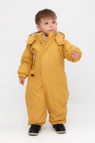 Комбинезоны утепленные для мальчика, артикул: ВК 60032/8 Ал, цвет: желтый