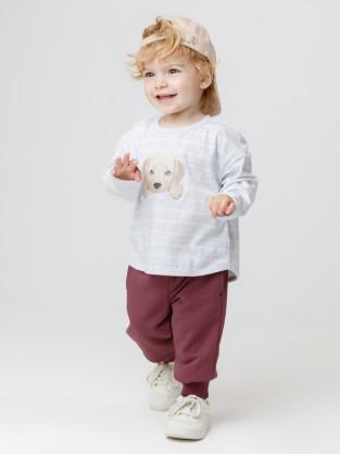 Брюки для мальчика, артикул: КР 400888, цвет: коричневый