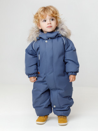 Комбинезоны утепленные для мальчика, артикул: ВК 60106/7 УЗГ, цвет: синий