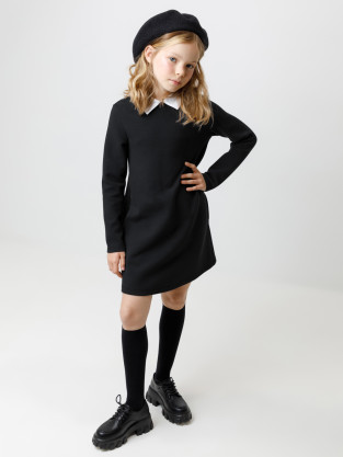 Платье для девочки, артикул: К 5934, цвет: черный