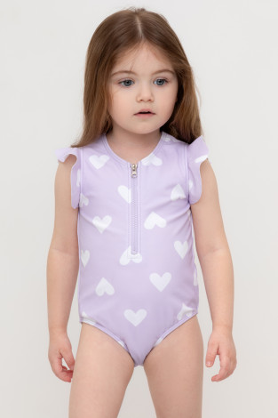 Купальник для девочки, артикул: ТК 16020/2н ФВ, цвет: фиолетовый
