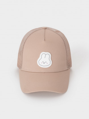 Кепка для девочки, артикул: ТК 80107, цвет: светло-бежевый