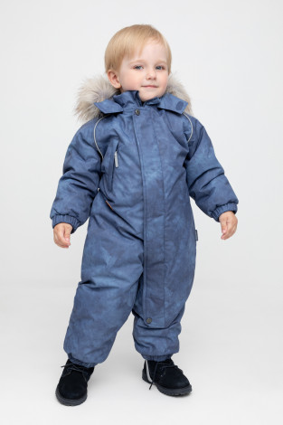 Комбинезоны утепленные для мальчика, артикул: ВК 60116/н/5 ГР, цвет: синий