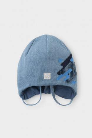 Шапка для мальчика, артикул: КВ 20355, цвет: синий