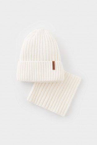 Комплекты вязаные, артикул: КВ 22015/ш, цвет: белый