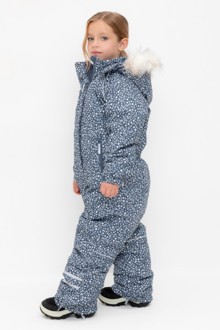 Комбинезоны утепленные для девочки, артикул: ВК 60097/н/2 ГР, цвет: серый