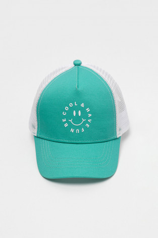 Кепка для мальчика, артикул: ТК 80098, цвет: зеленый