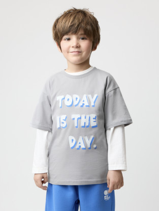 Футболка для мальчика, артикул: КР 303024, цвет: серый