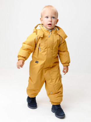 Комбинезоны утепленные для мальчика, артикул: ВК 60032/11 УЗГ, цвет: желтый