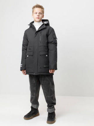 Куртки для мальчика, артикул: ВК 36105/3 ГР (104-122), цвет: черный