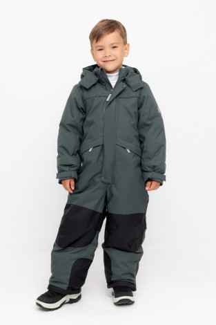 Комбинезоны утепленные для мальчика, артикул: ВК 60101/6 ГР (98-122), цвет: зеленый