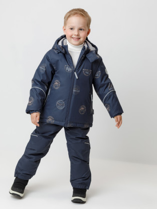 Куртки для мальчика, артикул: ВК 36090/н/5 Ал, цвет: темно-синий